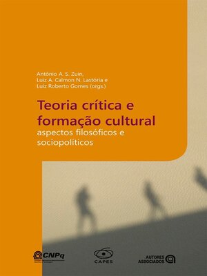 cover image of Teoria crítica e formação cultural